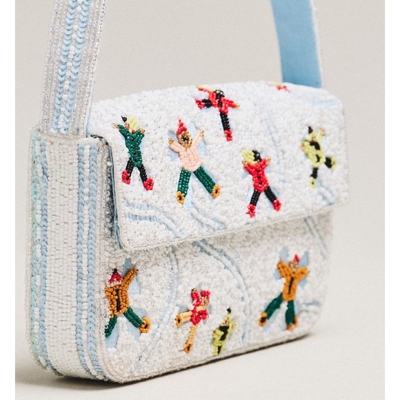 [HOT]The Fiona Beaded Bag: Winter Icon Edition - Snow Angels - Picture 2 of 4